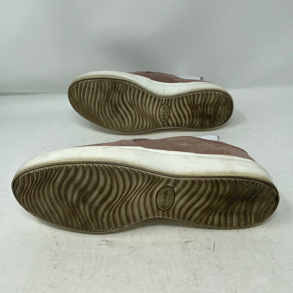 Dr. Scholls Be Free Womens Slip On Sneakers Pink Perforated Faux Suede 7M - Picture 9 of 15